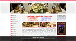 Desktop Screenshot of eskuvoiiranytu.hu